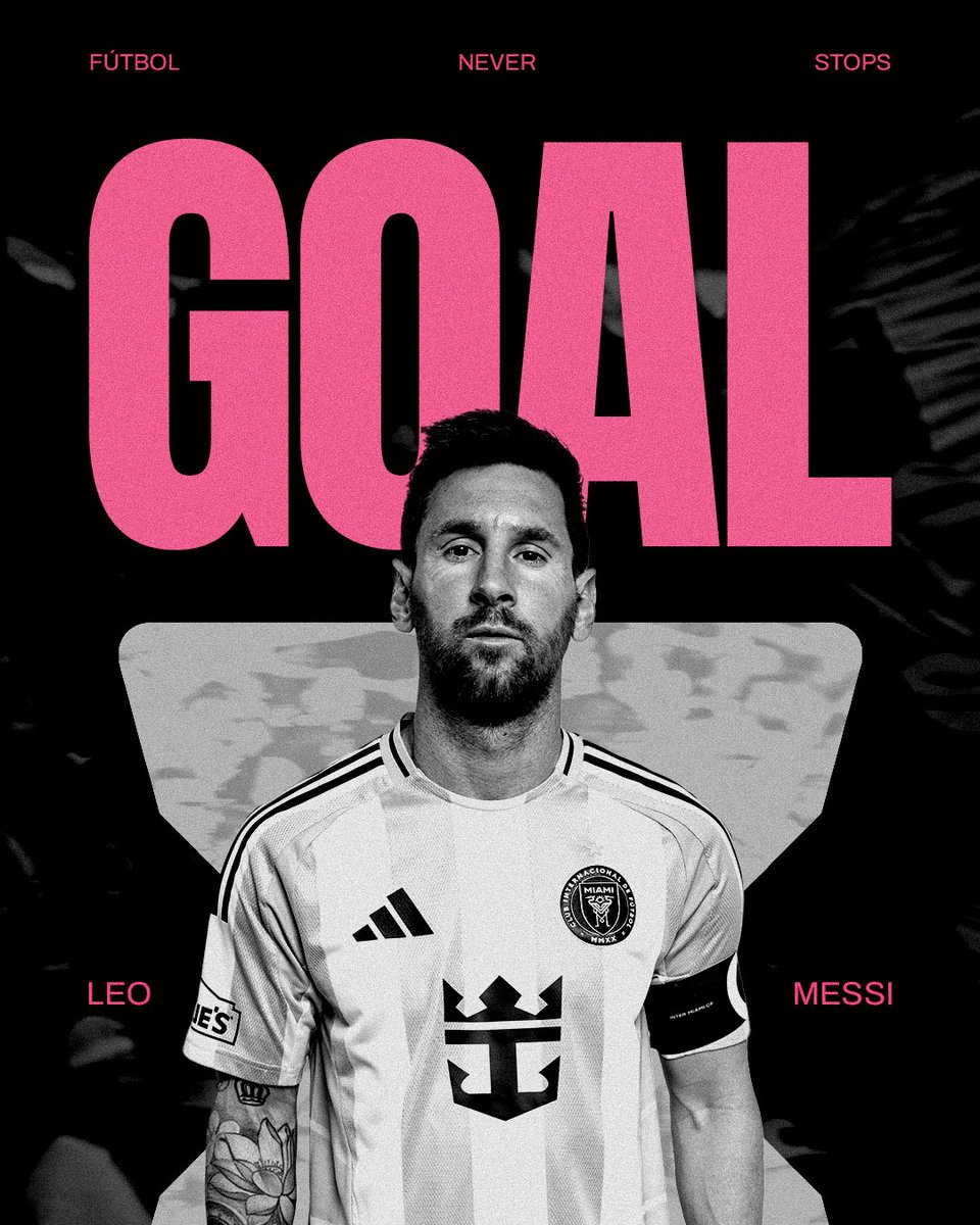 InterMiamiCF's tweet photo. 10’ | MEEEESSIIIII 👟💥

#MIAvASL [1-1] https://t.co/lsby7tkF6E