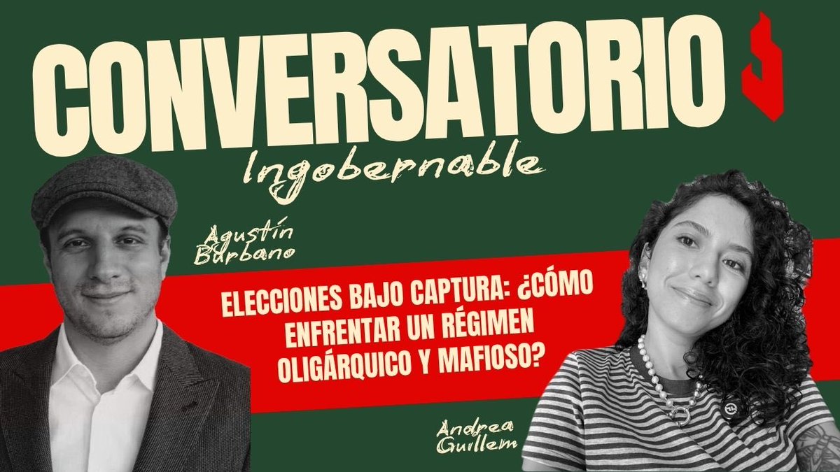 IngobernablesEC's tweet photo. 📣HOY @tinagus2000 conversa con @AndreaGuillem2 

ELECCIONES BAJO CAPTURA: ¿CÓMO ENFRENTAR UN RÉGIMEN OLIGÁRQUICO Y MAFIOSO? 

Link: https://t.co/WxK6PXwA11 

#politica #ecuador #elecciones2026 https://t.co/fjwxn1Qkum