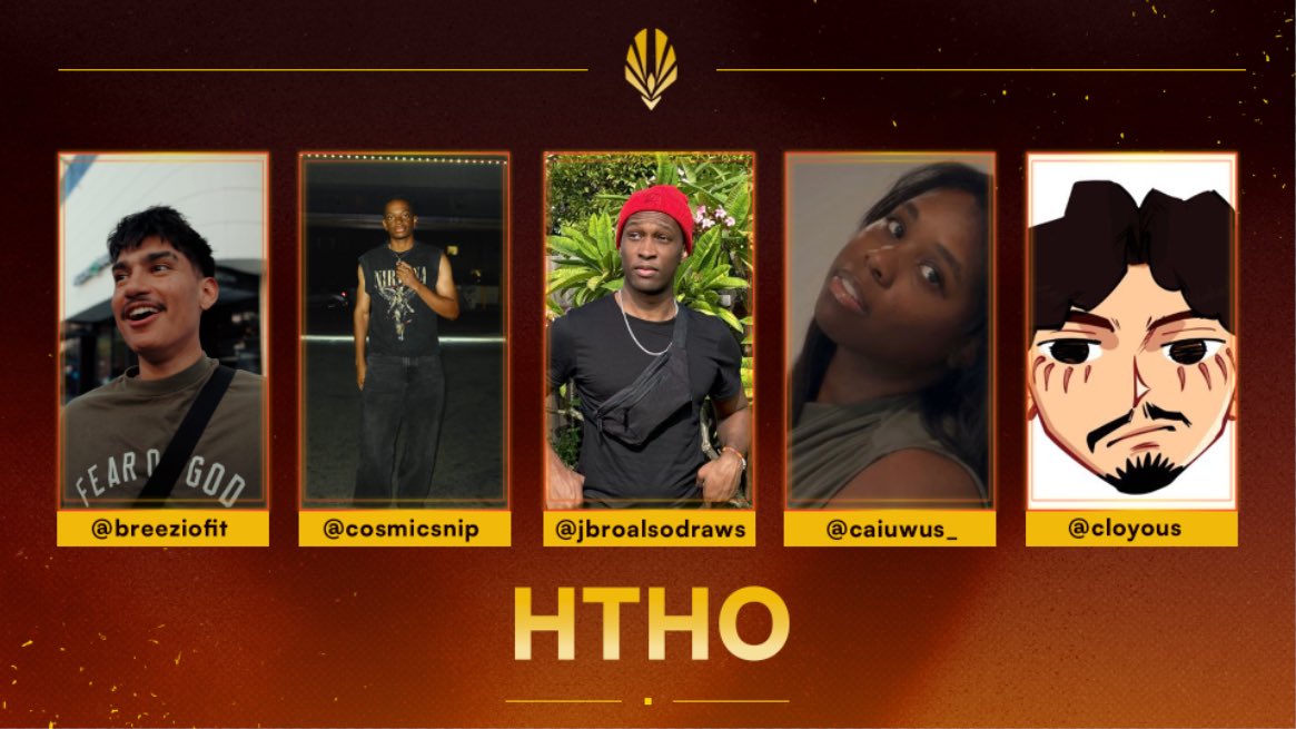 creatorcupval's tweet photo. They are no strangers to winning Creator Cup… 

Welcome HTHO to Creator Cup Series: Split III 👀
@breeziioo 
@CosmicSnip 
@JbroAlsoDraws (c)
@caiuwus_ 
@Cloyous 

#CreatorCupSeries | @YFP_gg https://t.co/nG5C8bchfs