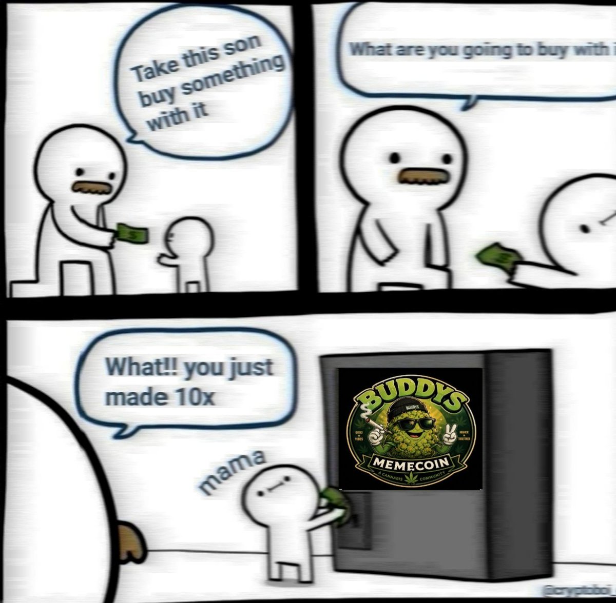 brendajiggy's tweet photo. @Buddys420 My meme entry @Buddys420
$BUDS #BUDS https://t.co/RnN0Qlt8ZN