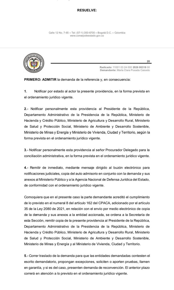 NoticiasRCN's tweet photo. #ATENCIÓN El Consejo de Estado suspendió provisionalmente dos normas del Decreto 802 del 23 de julio de 2026 que regulan las condiciones para trasladar recursos a la UNGRD, en el marco de la declaratoria de desastre nacional por el fenómeno de El Niño. https://t.co/e8nsufKJa8