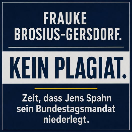 edwin_schupp's tweet photo. Uni Hamburg entlastet Frauke Brosius-Gersdorf komplett:
 Plagiatsvorwürfe ‚nicht bestätigt‘.  Kein Fehlverhalten.  Und jetzt? 
Stefan Weber schweigt? Die CDU/CSU-Hetzer, die das 2025 als Wahlkiller missbraucht haben? 
Die Medien, die es genüsslich breitgetreten haben? https://t.co/eJ2BdS4XXC