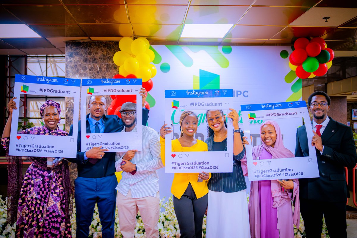 BBOjulari's tweet photo. Today marked a huge milestone for us as we officially deployed over 1,000 young professionals into NNPC Ltd after one year of internship, intensive training, and evaluation.

During the event, I listened to some of them share their recruitment stories, raw, unscripted, and real. Different paths, but the same door. And we opened it. That's what NNPC Ltd stands for today: not who you know or where you're from, but what you can do.

Their offer letters got them in, but their work this past year kept them here. They proved themselves day after day, under real pressure, and that's the standard we're building. Talent. Hard work. Fairness.

To the over 1,000 newly deployed: you are not just our future. You are our present. Our energy. Our proof. So don't hesitate to lend your voice, share your opinions, and challenge the status quo. Own your development.

But don't forget the wait. Don't forget the process. Because one day, when you're sitting where I am, you'll remember this moment, and you'll open that same door for someone else.

Welcome. Now let's build.