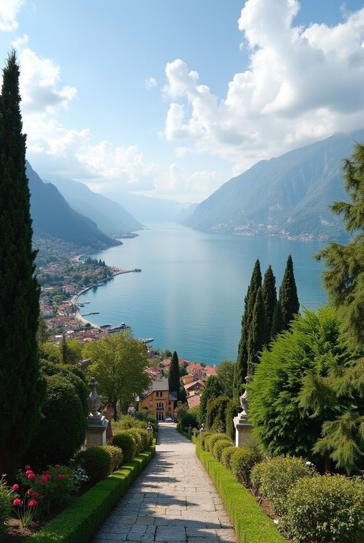 ____flowers__'s tweet photo. Lake Como, İtaly https://t.co/ORV9nOC6ic