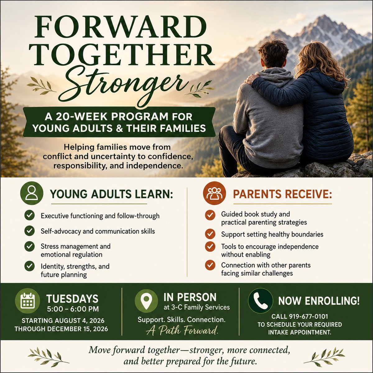 3CFamilyService's tweet photo. The program starts soon! Enroll now! https://t.co/2FCfJMpxeI