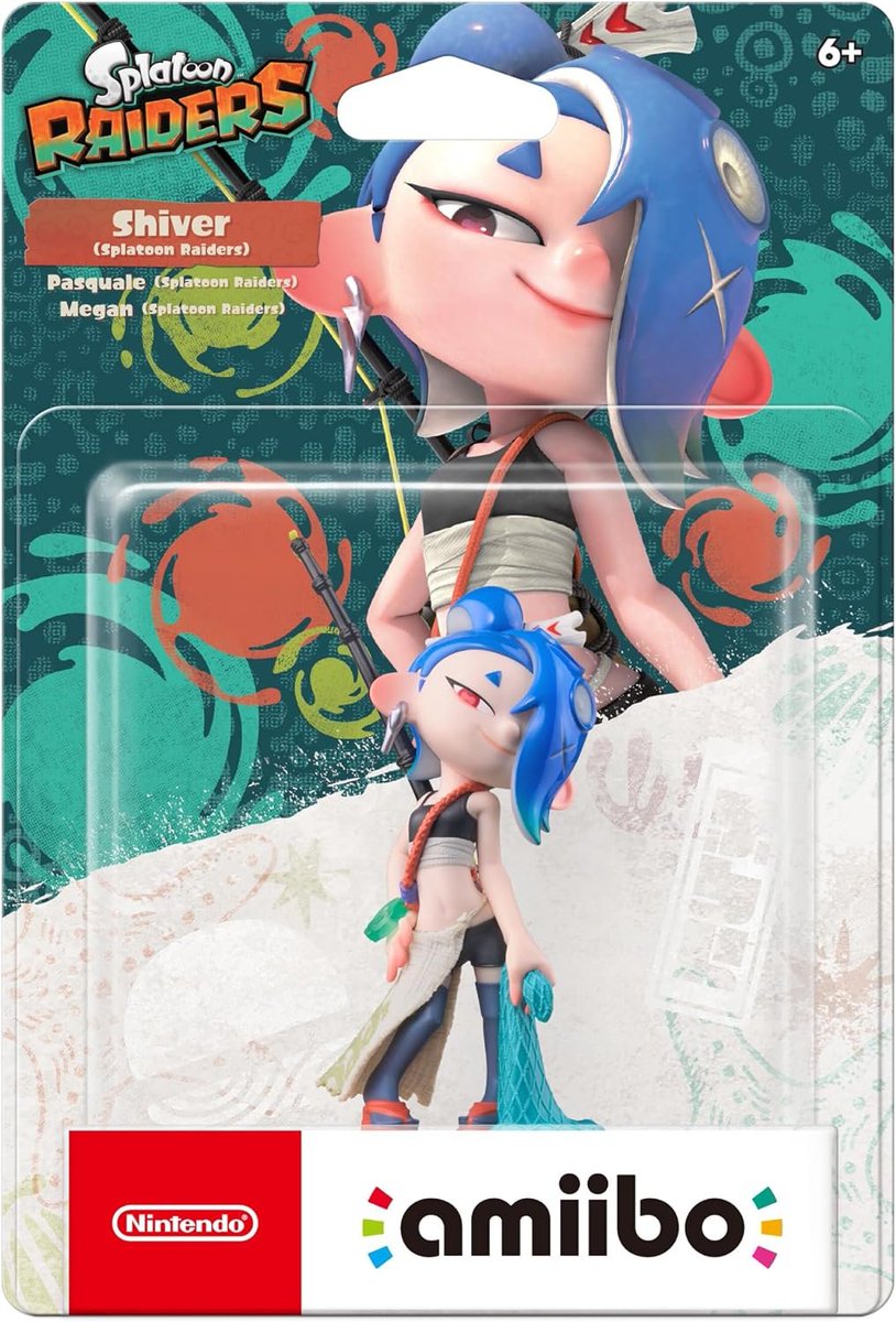 LyeusNya's tweet photo. Might get the Amiibo's just to unlock these outfits! Shiver is so tea! 😍

#SplatoonRaiders https://t.co/FhXVQ8AMZI