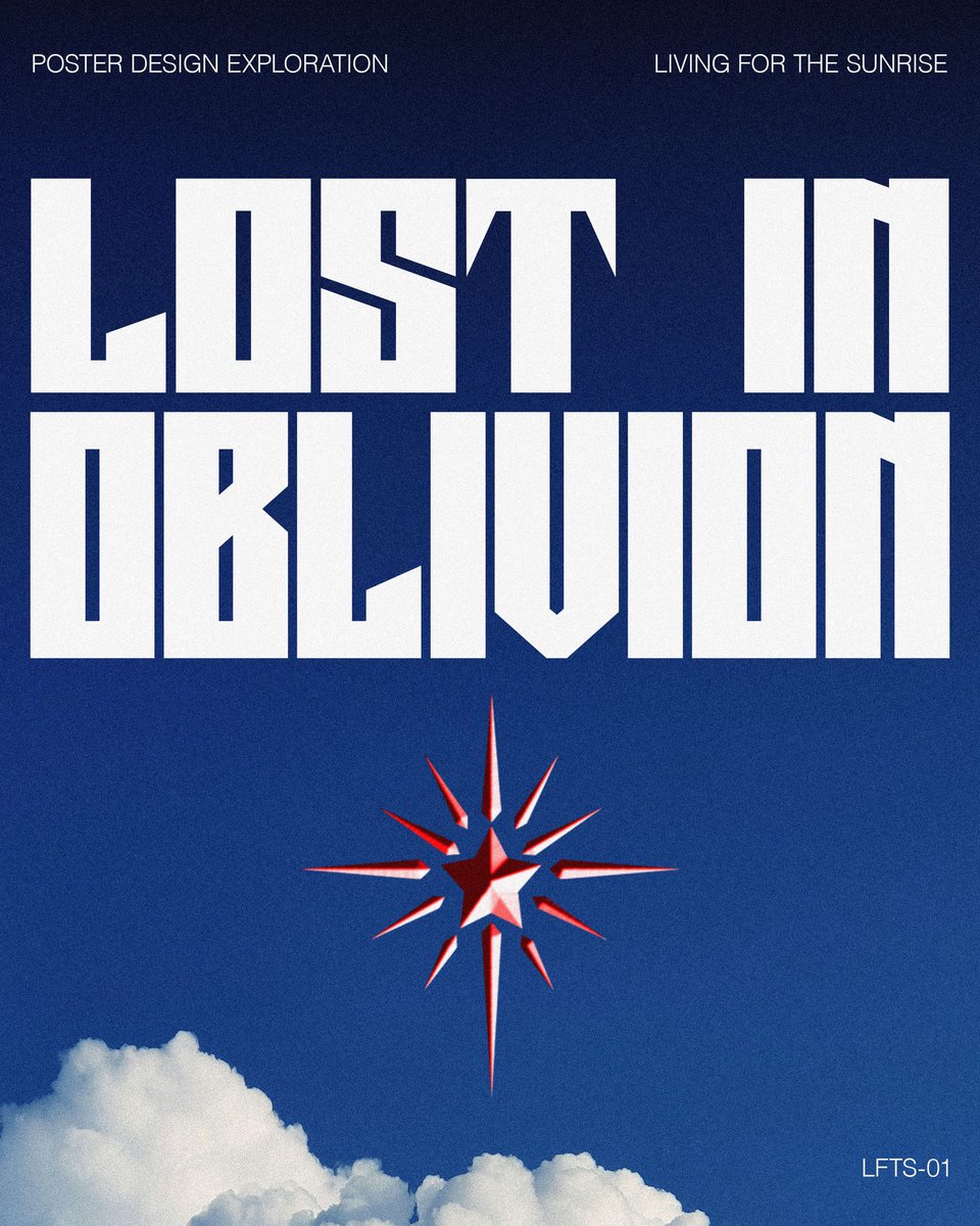 Cre8iveEngine's tweet photo. LOST IN OBLIVION.
A poster design exploration. https://t.co/3ye03oMGjK