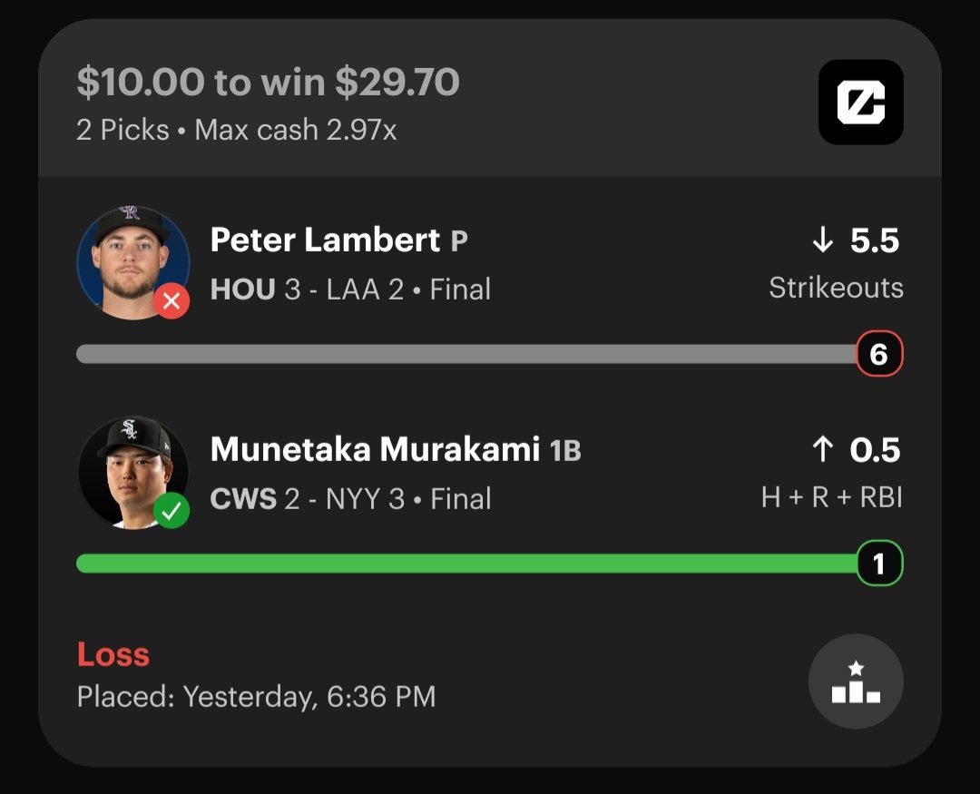 JStack23's tweet photo. @ChalkboardHQ jstack23

Lambert got #6 on his last batter. https://t.co/3MGCEeD89h