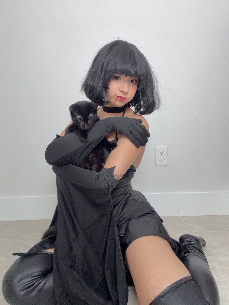pearllhime's tweet photo. bonus photos with my kitty 🐈‍⬛ 
#Deadlock #MinaHa https://t.co/RaP7LyTm7i