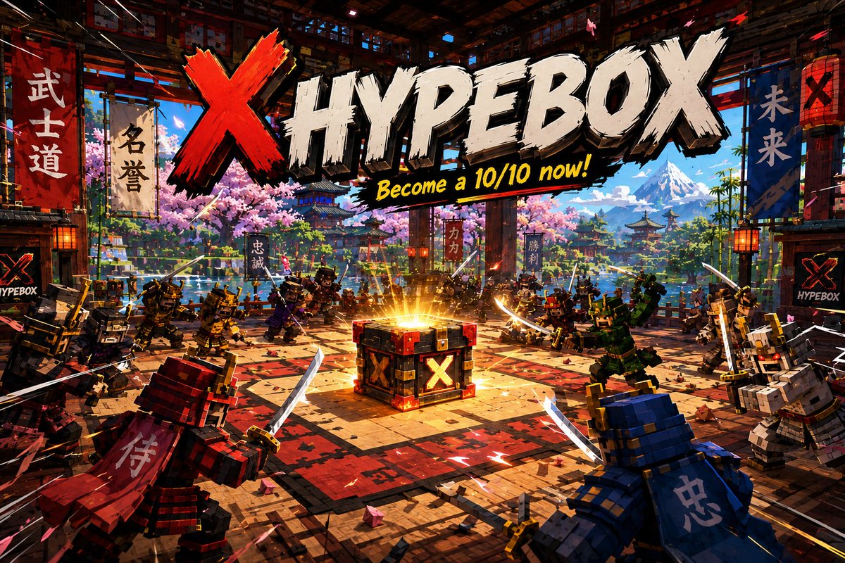 PlayMinecadia's tweet photo. The ✘ Hypebox has made a return on the Kitmap: Kodai realm, get yours before its gone!  ⚔️

In celebration, we'll be giving away the following:
⛩ 6x ✘ HYPEBOX
⛩ 3x ✘ HYPEBOX
🪙 3,500x GOLD

Follow us, Repost, and Like to enter! 🥷