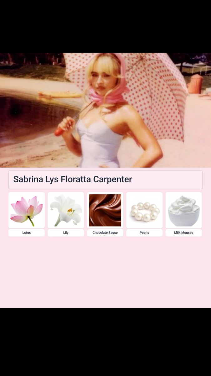 _Flowerdoll's tweet photo. ── Sabrina Lys Floratta Fragance- Face claim: @SabrinaAnnLynn https://t.co/0IlxjW1fQ5