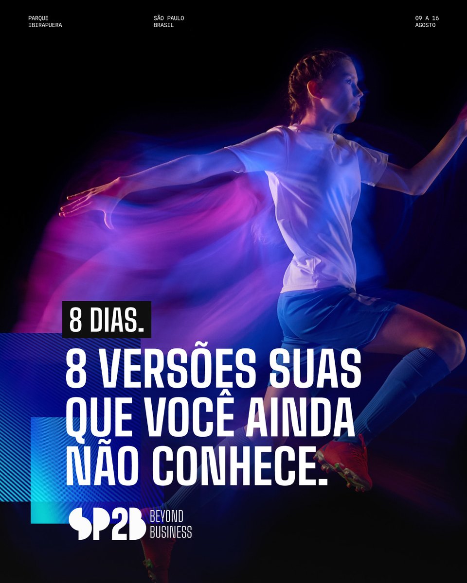 radiomixfm's tweet photo. Sabia que você pode conhecer uma nova versão sua durante todos os dias de SP2B? 😍 Passa pro lado e vem conferir tudo o que você vai encontrar por lá! 🔥

📷: sp2b_

- - - - - - - - - - - - - - - - - - - - - - - -

Você abre o calendário de agosto e vê somente dias. A gente vê oportunidades. 🗓️

Cada momento do SP2B tem um propósito diferente e todos eles têm uma coisa em comum: vão te mover.

Descubra o que te espera de 09 a 16 de agosto no Parque Ibirapuera. 👉

Garanta já sua credencial e escolha como você quer viver o SP2B. Link na bio.

#SP2B #BeyondBusiness #FuturoEmMovimento #Empreendedorismo #Inovação