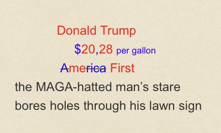 ericcoliu's tweet photo. @kira_clarke #VisualTanka for #MAGACult
inspired by #DonaldTrump who "[jokingly] declared his intention to run for a fourth term and pulled out a '#Trump2028' hat." 
https://t.co/IfJSo1Wb3F #WriteMap #tanka #poetry #micrometry #poem #USAPolitics #Politics https://t.co/Eaw3BwMGfz