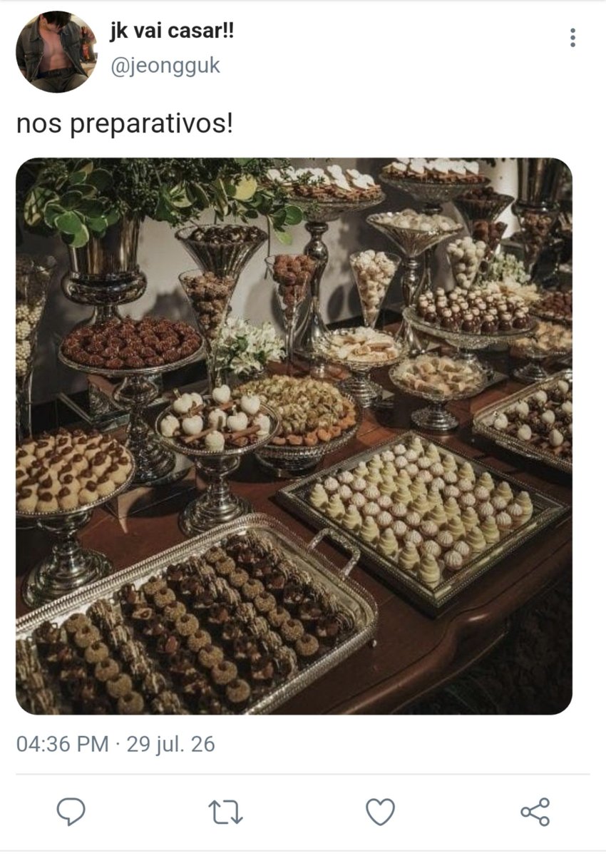 4B4NGPINK's tweet photo. #jikookau numa tentativa de superar, jungkook chama jimin para degustar os doces do seu casamento com outra pessoa https://t.co/fXoHfv4Dow