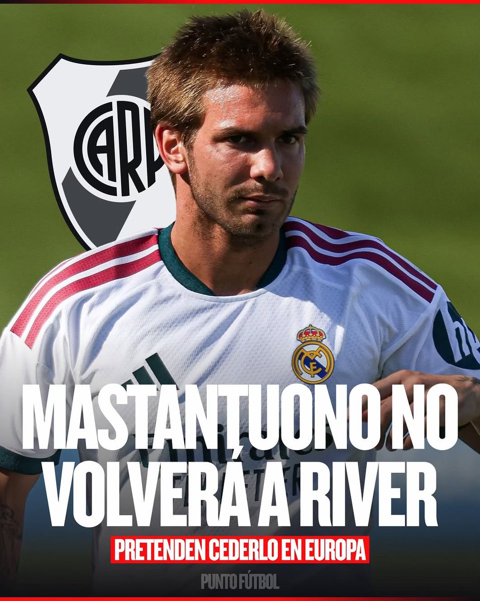 Critiicon's tweet photo. ¡AHÍ SE VA EL SUEÑO DEL #MILLONARIO!🙅‍♂️

🇦🇷 Franco Mastantuono no volverá a #RiverPlate a modo de préstamos.

‼️ El #RealMadrid planea CEDERLO dentro del fútbol europeo.

👉 ¿En qué club te gustaría verlo? https://t.co/Y41L8ZYK1U