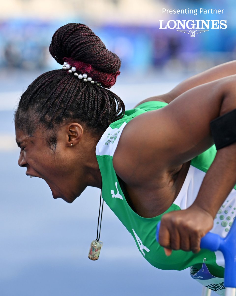Glasgow_2026's tweet photo. Roaring in a new World Record 🇳🇬

Para Athletics presenting partner @Longines. https://t.co/idalphd3mv
