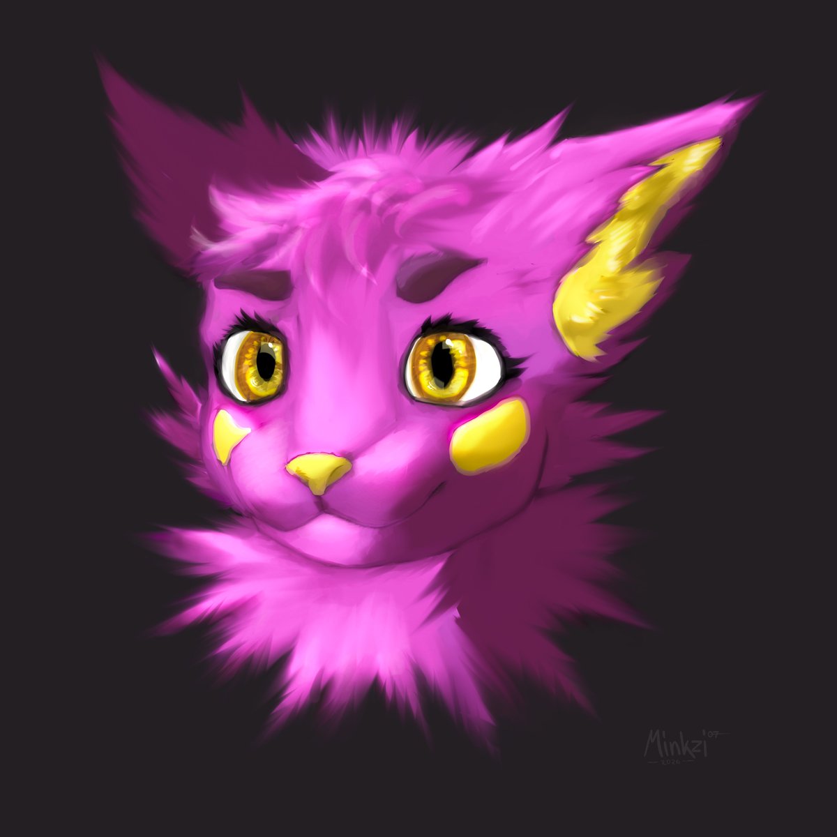 Minkziii's tweet photo. Headshot gift for icypin6703 #furryart #kemono #kemonoart https://t.co/IoLzy2fS4a