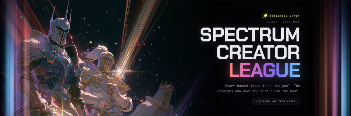 spectrumindexes's tweet photo. It's time again for Basket Tokens 🌈

We're excited to announce that Spectrum V2 is coming soon on Ethereum, Base and Robinhood.

After taking some time to review the situation that happened with Prism V1, the community has decided to relaunch Spectrum powered by a new Prism token that's fully airdropped to Prism V1 snapshot holders, 1:1 for all existing token holders.

Holders of the first Prism token will receive their Prism V2 tokens airdropped to their wallets without having to do any claim actions.

More information to come shortly.