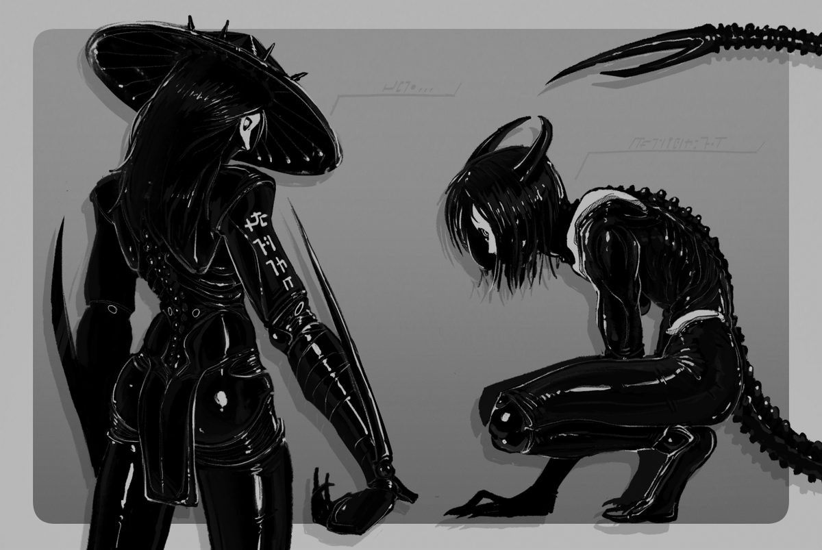NeoMalocaris's tweet photo. I like these two 

#ConceptArt https://t.co/6WoZyV3Yxn