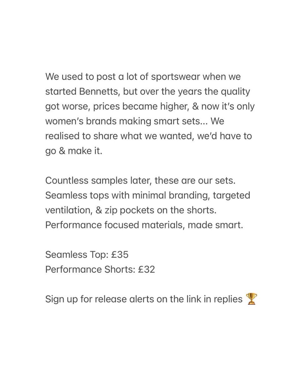 bennetts_'s tweet photo. .@cora_clo Seamless Sets launching Sunday 10AM 🏆 https://t.co/Aqe1er0ECQ