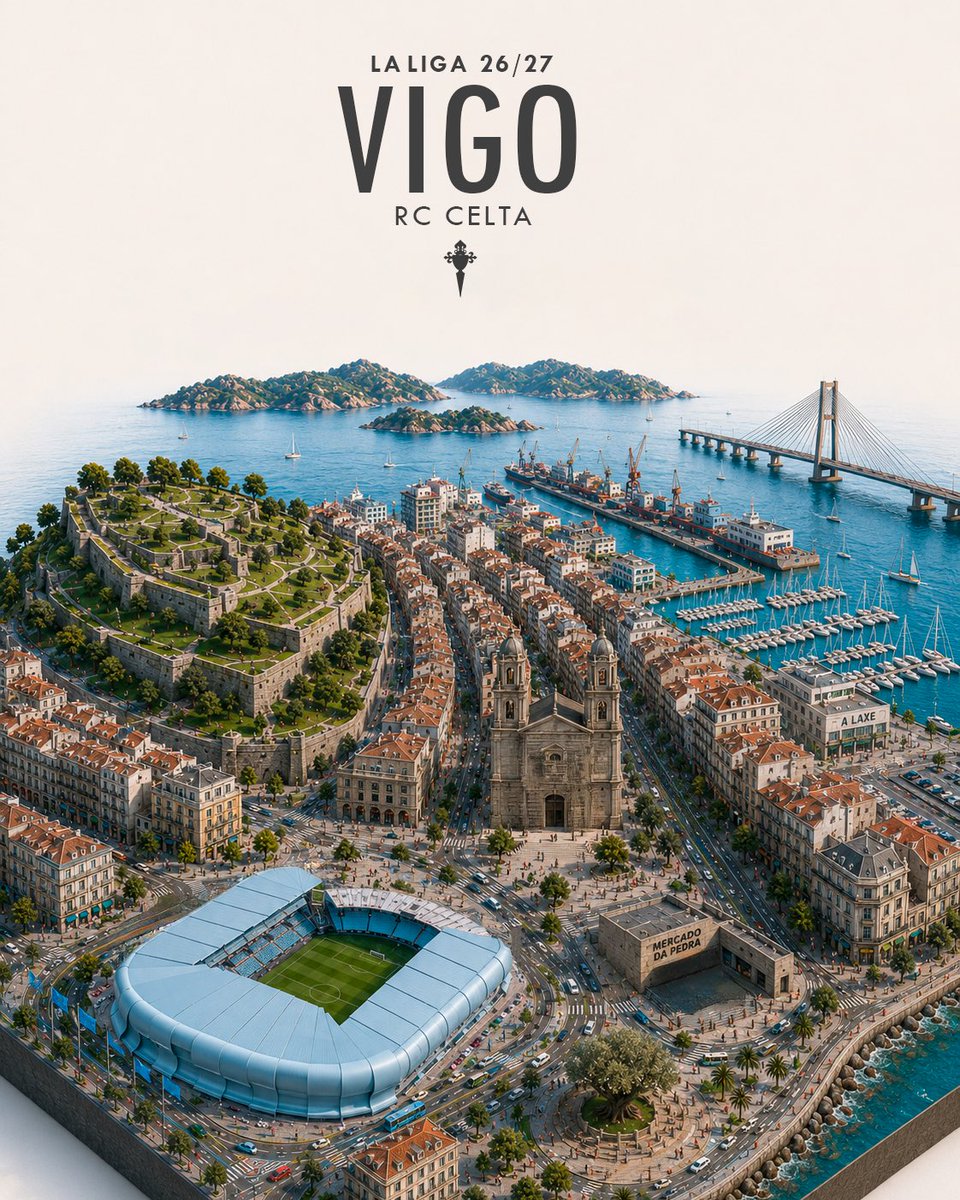pascuvisuals's tweet photo. 𝟭𝟱 𝗰𝗶𝘁𝗶𝗲𝘀. 𝟮𝟬 𝗰𝗹𝘂𝗯𝘀. 𝗢𝗻𝗲 𝗹𝗲𝗮𝗴𝘂𝗲.

LALIGA 26/27, reimagined through its cities, stadiums and most iconic landmarks. 🏟️🏙️

Madrid, A Coruña, Vigo, and Pamplona.

𝗪𝗵𝗶𝗰𝗵 𝗼𝗻𝗲 𝗶𝘀 𝘆𝗼𝘂𝗿 𝗳𝗮𝘃𝗼𝘂𝗿𝗶𝘁𝗲?

#LaLiga #LaLigaEASports #pascuvisuals https://t.co/gaoh1VAIVI