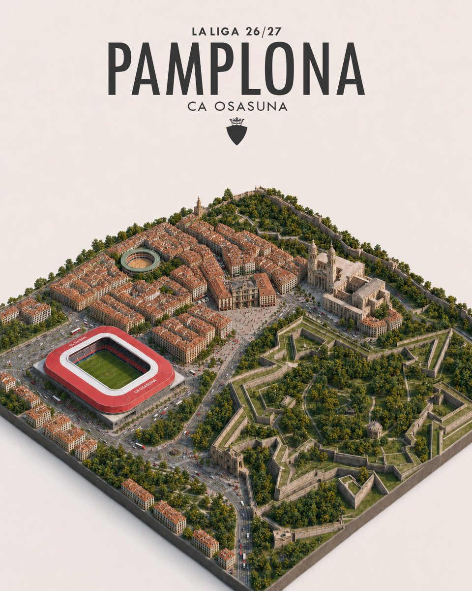 pascuvisuals's tweet photo. 𝟭𝟱 𝗰𝗶𝘁𝗶𝗲𝘀. 𝟮𝟬 𝗰𝗹𝘂𝗯𝘀. 𝗢𝗻𝗲 𝗹𝗲𝗮𝗴𝘂𝗲.

LALIGA 26/27, reimagined through its cities, stadiums and most iconic landmarks. 🏟️🏙️

Madrid, A Coruña, Vigo, and Pamplona.

𝗪𝗵𝗶𝗰𝗵 𝗼𝗻𝗲 𝗶𝘀 𝘆𝗼𝘂𝗿 𝗳𝗮𝘃𝗼𝘂𝗿𝗶𝘁𝗲?

#LaLiga #LaLigaEASports #pascuvisuals https://t.co/gaoh1VAIVI