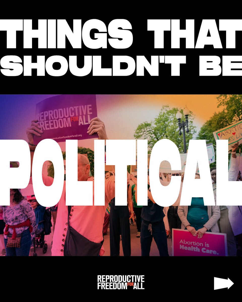 reproforall's tweet photo. Health care isn't a political game.

Pregnancy.
Miscarriage.
IVF.
Birth control.
Emergency care.

These are deeply personal moments that deserve compassion—not political interference.

❤️ If you agree, share this post. https://t.co/FURIdzfqWJ