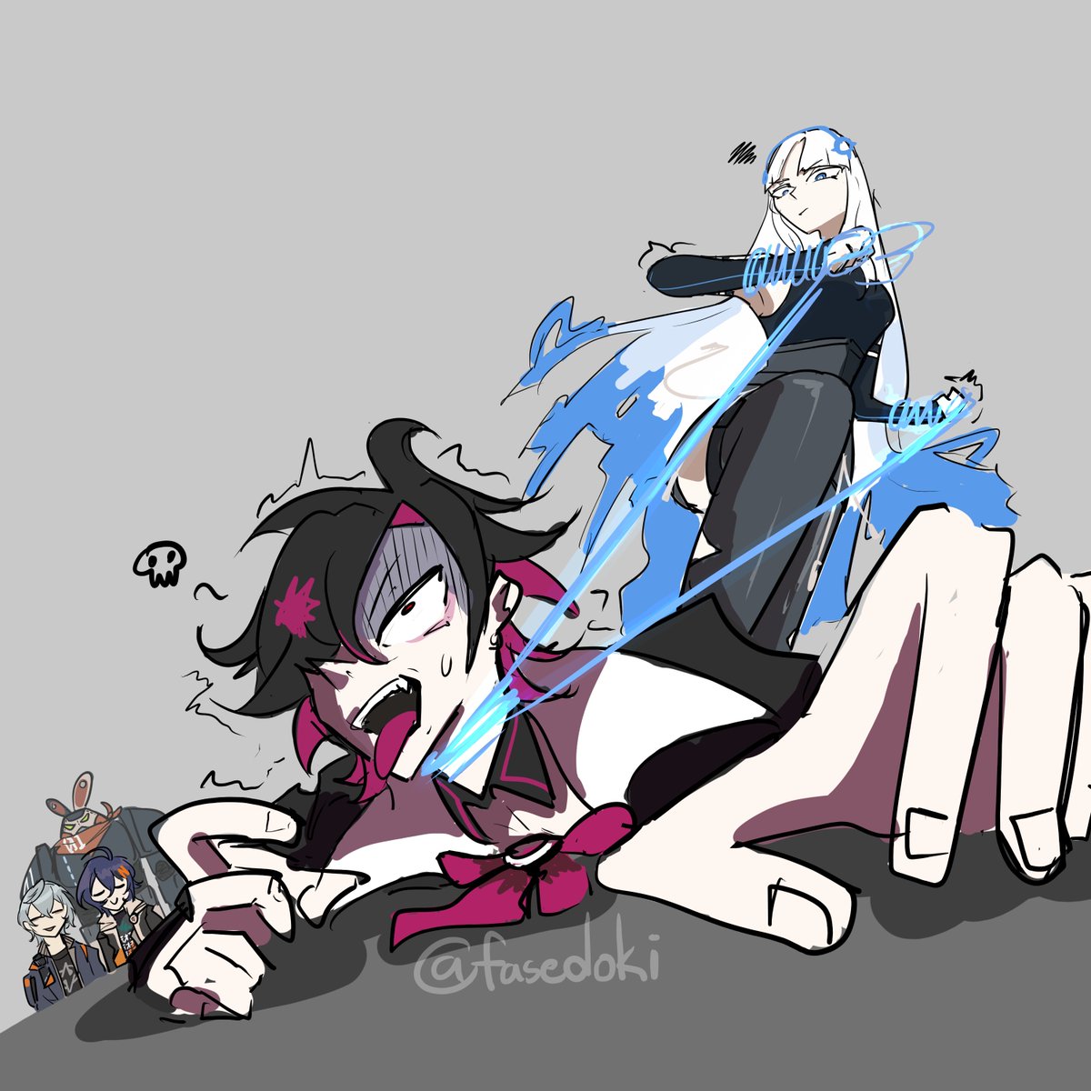 fasedoki's tweet photo. she's didn't like that...😅 https://t.co/ZW0nUJRVQ8