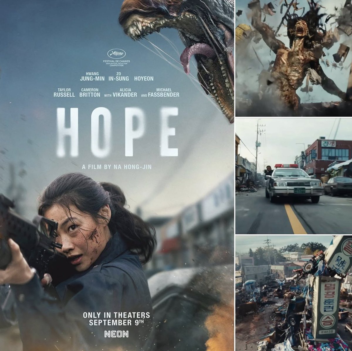 CityOnFireNews's tweet photo. Good luck running on HOPE alone! Get ready for the latest from acclaimed director Na Hong-Jin of ‘The Chaser’

Trailer: https://t.co/cijAkudckc

#hope #nahongjin #HwangJungMin #ZoInSung #AliciaVikander #MichaelFassbender #JungHoYeon #TaylorRussell #CameronBritton #southkoreancinema #AsianCinema #KoreanCinema #horrorjunkie #neon #CannesFilmFestival #cannes #TheChaser #TheYellowSea #TheWailing

Visit City on Fire (https://t.co/6R8bQ6lGK9) for Asian and martial arts film news, reviews and 4K Ultra HD and Blu-ray releases. #CityOnFire

Visit The Goodie Emporium (https://t.co/YcKzdiDqmY) if you're on the hunt for import 4K Ultra HD and Blu-ray movies. #goodieemporium
