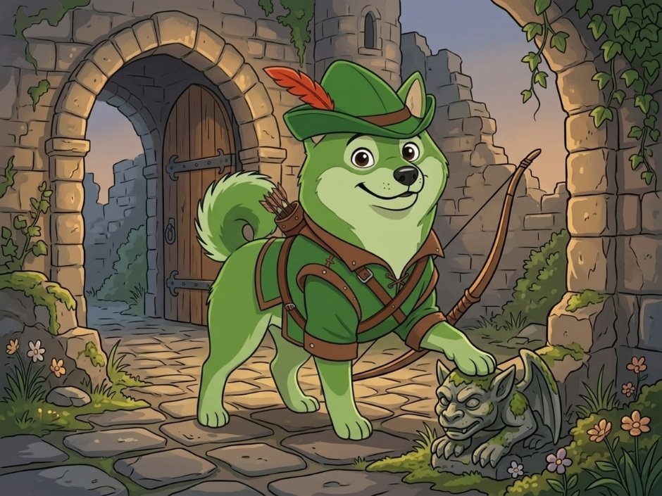 RogeOfficialRH's tweet photo. Stalking the courtyard gates!

Framed by ancient castle stone and blooming flowers, $ROGE pauses during the patrol with a confident smile. The courtyard is secured, and the journey toward ultimate victory presses forward. https://t.co/zbE6yaqksJ