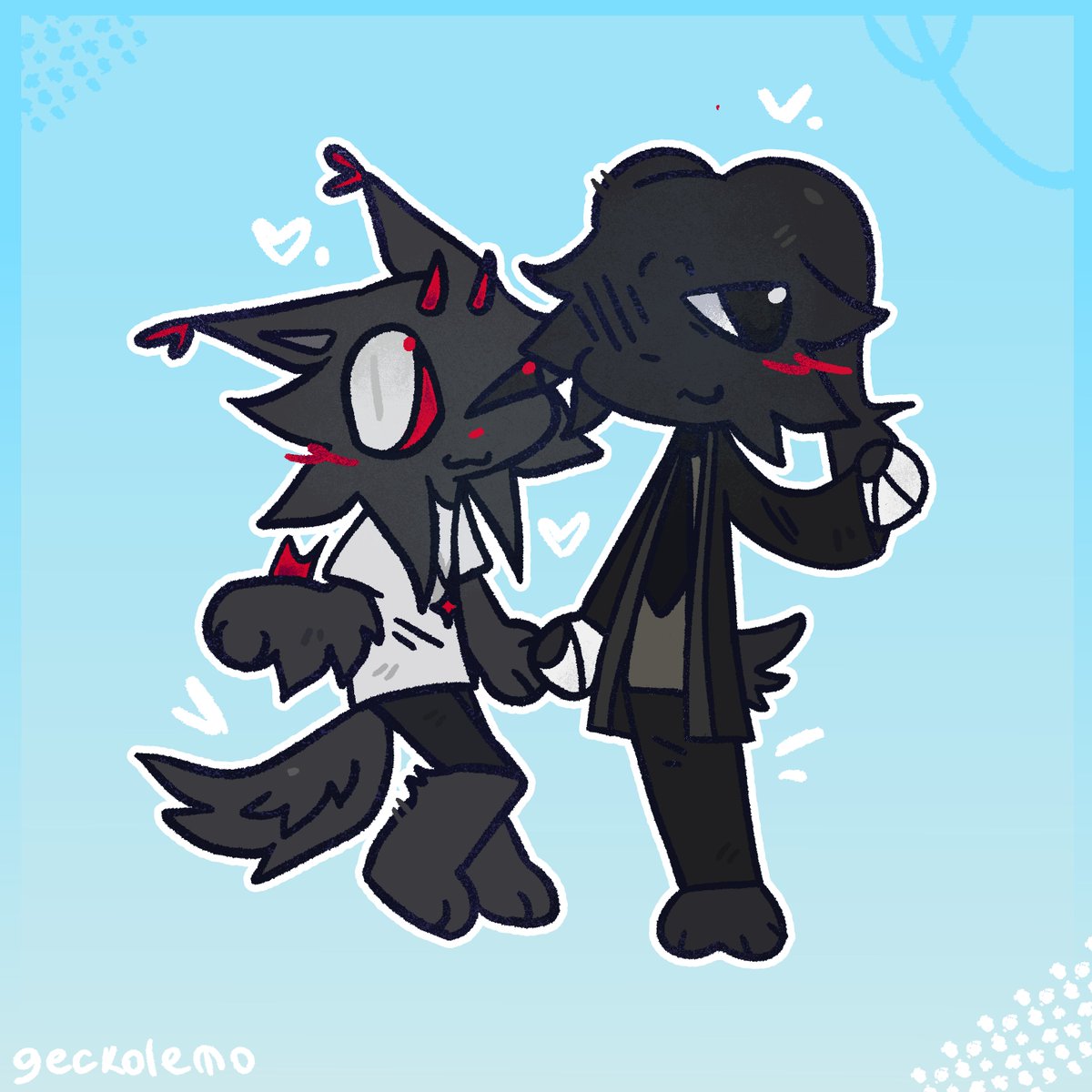 GeckoLemo's tweet photo. i luv my bf 💕#furry #anthro #furryoc https://t.co/jZQ0tJ1aUl