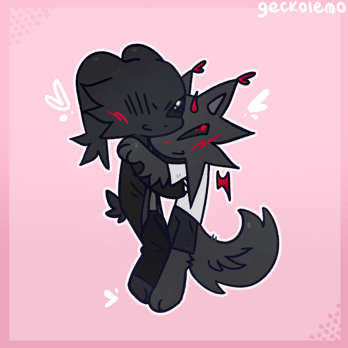 GeckoLemo's tweet photo. i luv my bf 💕#furry #anthro #furryoc https://t.co/jZQ0tJ1aUl