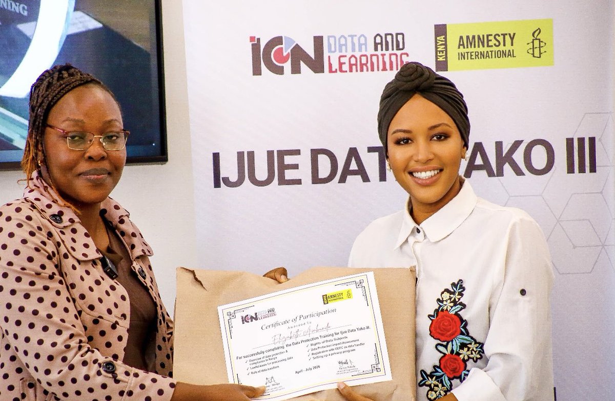 bora_upendo's tweet photo. 6 months of intensive learning, networking, collaboration, and growth, we are proud to celebrate the successful graduation of Civil Society Organizations (CSOs) from Kakamega, Busia, and Bungoma counties. @IDL_Labs @AmnestyKenya #IjueDataYako3 #DigitalRightsKe #DataProtectionKe https://t.co/St7jY6Ujt5