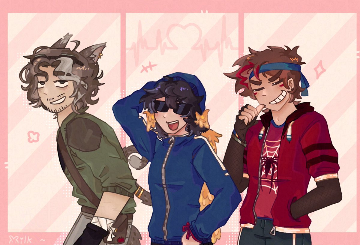 purplemush2's tweet photo. The dudes nobody invited
?? 
#qsmp #qsmpfanarts #quackity #roier #cellbit https://t.co/00JQLNqtiu