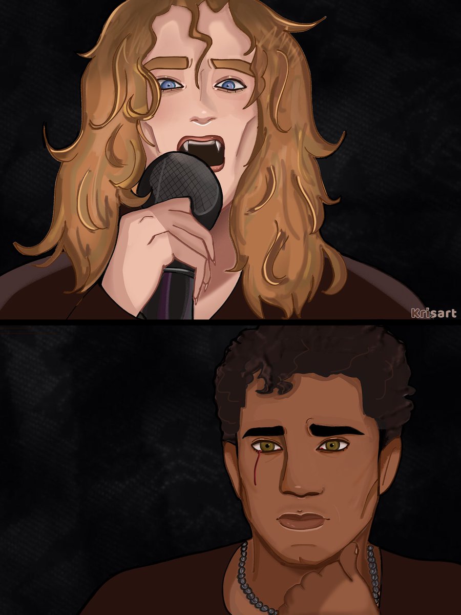 imkrislol's tweet photo. Brutal love ❤️ 
#thevampirelestat #iwtv #interviewwiththevampire #loustat #iwtvfanart https://t.co/qEzSHWZnlN