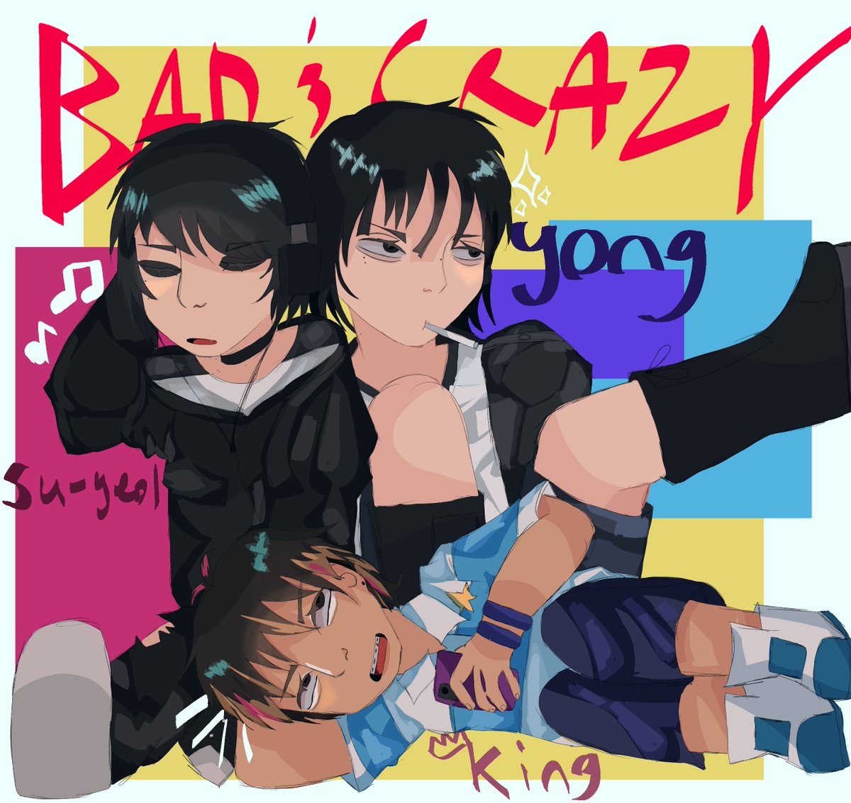 somelittlefr3ak's tweet photo. High-school au (@niiyaps )
#badandcrazy #suyeolk https://t.co/GZIKFqhy4S