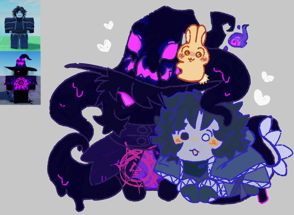 Fishietunasalad's tweet photo. #azuretime #forsaken but they’re little beans in love or smth featuring Usagi. https://t.co/wbADrhWY76