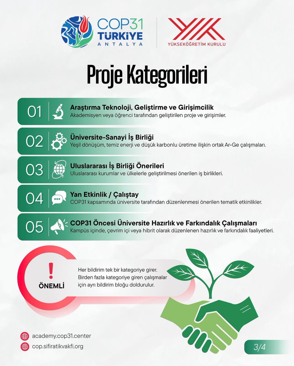 hacibayramedutr's tweet photo. COP31 Türkiye Üniversite Katkı ve Bildirim Süreci Başladı.

Ayrıntılar için: 
https://t.co/awCqBOv5nR https://t.co/hlXmoFPuA1