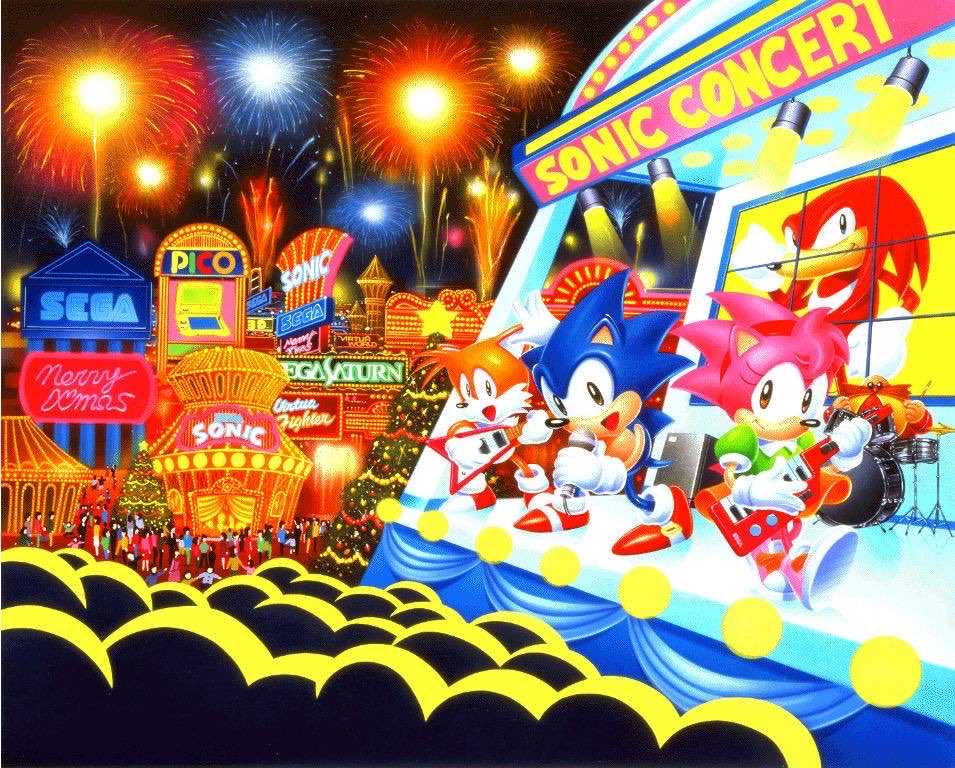 Y2K_DOTCOM's tweet photo. SEGA World 1995 Calendar Art https://t.co/QKYtPAzekU