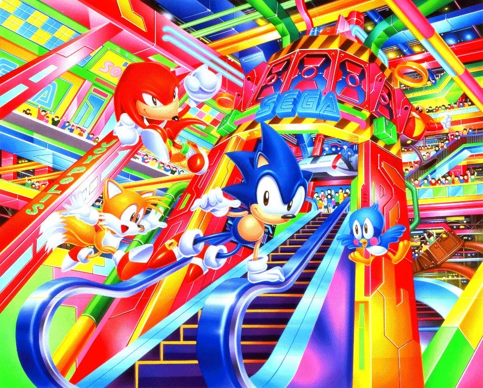 Y2K_DOTCOM's tweet photo. SEGA World 1995 Calendar Art https://t.co/QKYtPAzekU