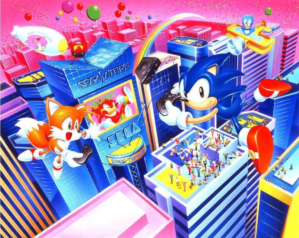 Y2K_DOTCOM's tweet photo. SEGA World 1995 Calendar Art https://t.co/QKYtPAzekU