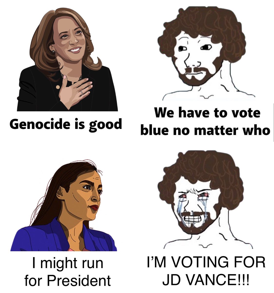 marionumber4's tweet photo. Classic “vote blue no matter who” moment 👍🏼 https://t.co/WmGryiaFz3