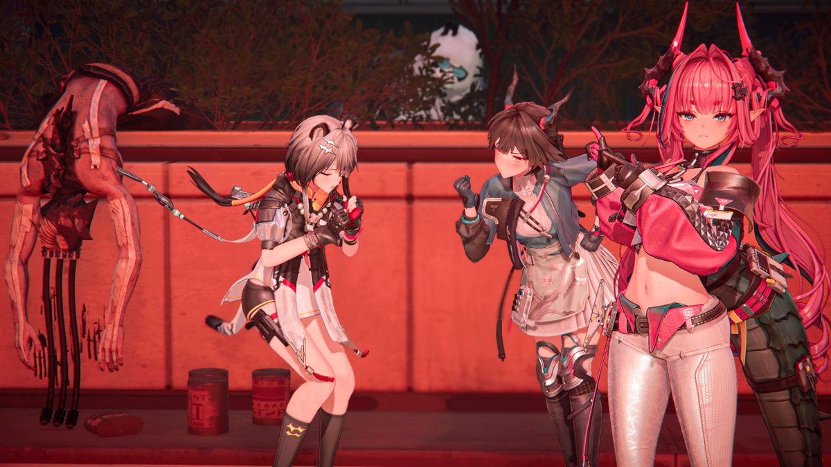 774n4Na4's tweet photo. #エンドフィールド #SummerVM 
#エンドフィールド写真部
「肝試し」courage challenge　(２/２)

チェン･センユー / Chen Qianyu
イヴォンヌ / Yvonne タンタン / Tangtang
 ？？？ / ？？？ https://t.co/JEoHjITEOa