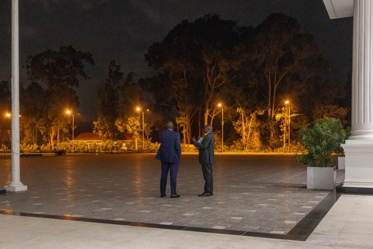 OleItumbi's tweet photo. The President and his Deputy this evening...

Planning the NOW and the TOMORROW of the Nation

Sina mengi ya kusema kwa sasa... https://t.co/fPqKkcfl9q