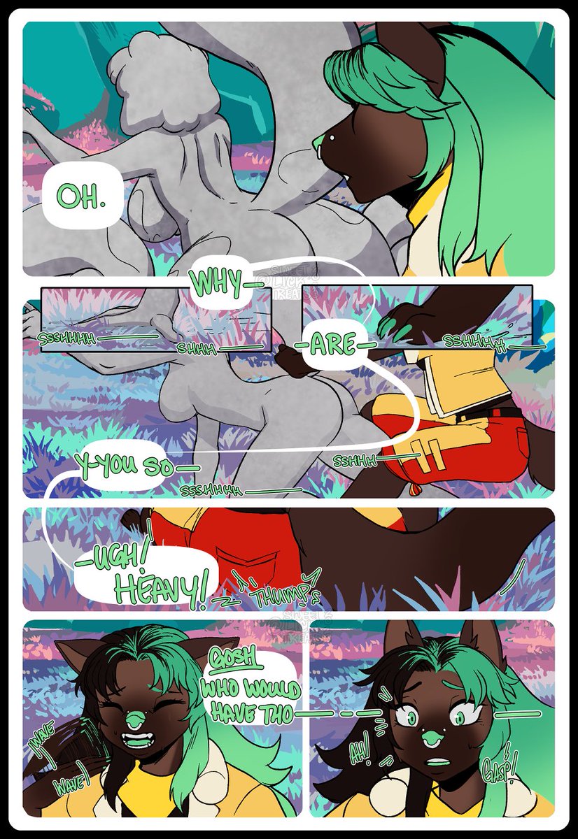 sweetlicktreats's tweet photo. A comic I'll never finish, so it's time to post what is done! 
1-4/11 https://t.co/TbM1uvFsOh