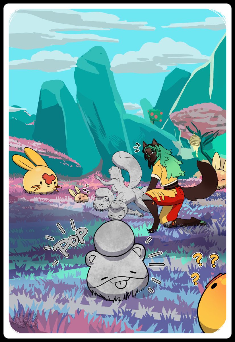 sweetlicktreats's tweet photo. A comic I'll never finish, so it's time to post what is done! 
1-4/11 https://t.co/TbM1uvFsOh