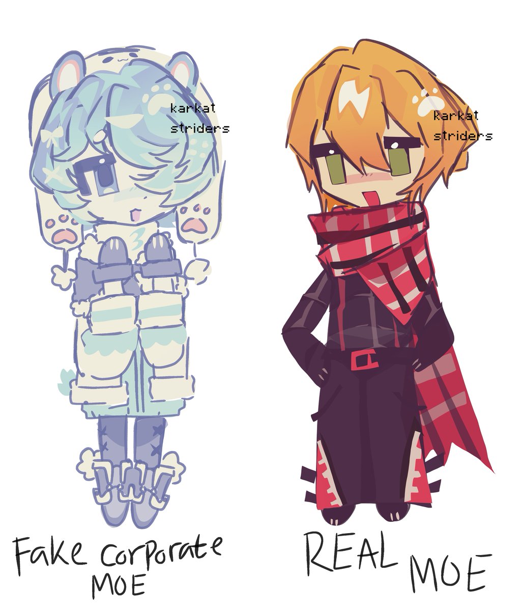 karkatstriders's tweet photo. Should I even tag a doodle? Hi everyone meet my corporate duo #moeduo #infumefanart #sharpnessfanart https://t.co/EsQ0XhvH8Y