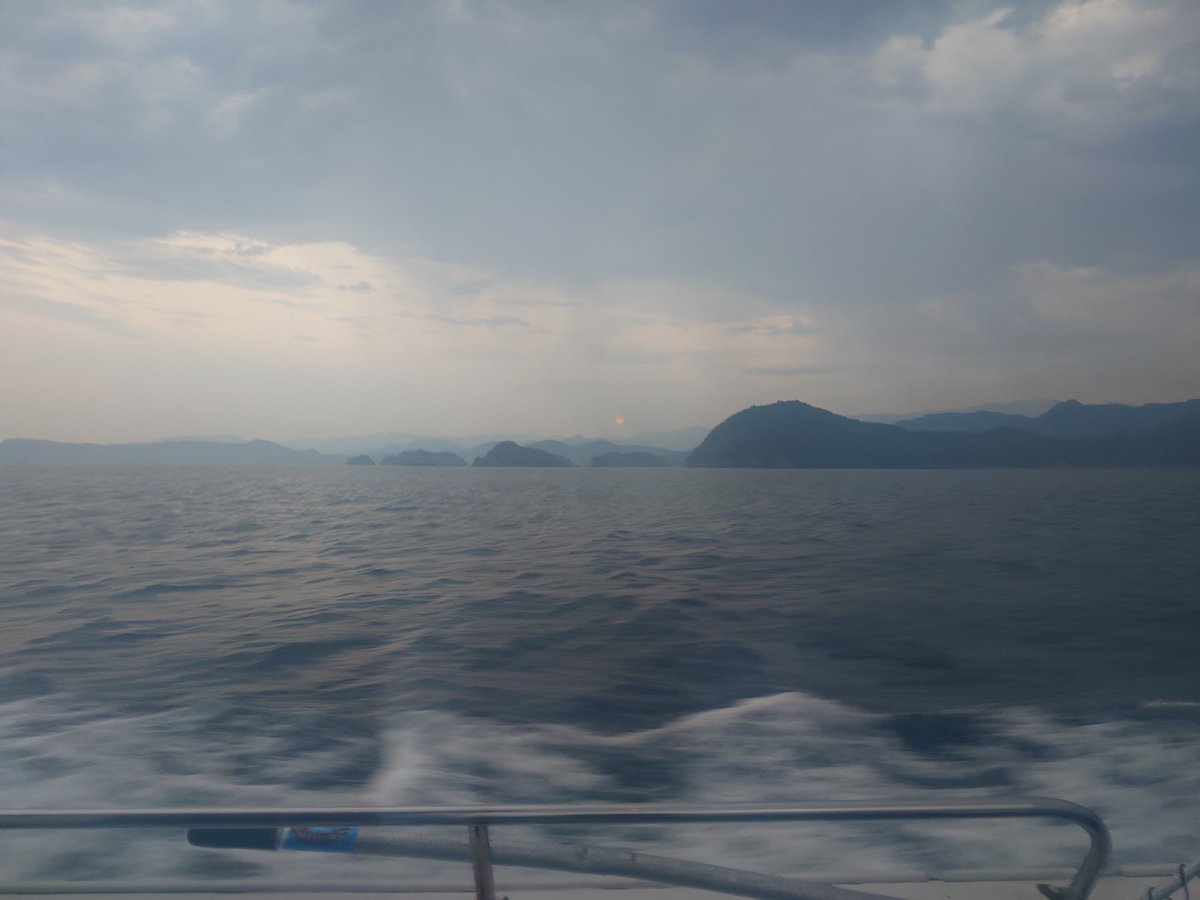mickey_u_u_'s tweet photo. キハダ２戦目へ
なんか雨降ってきてめっちゃ涼しい https://t.co/IJJkQsbjtM