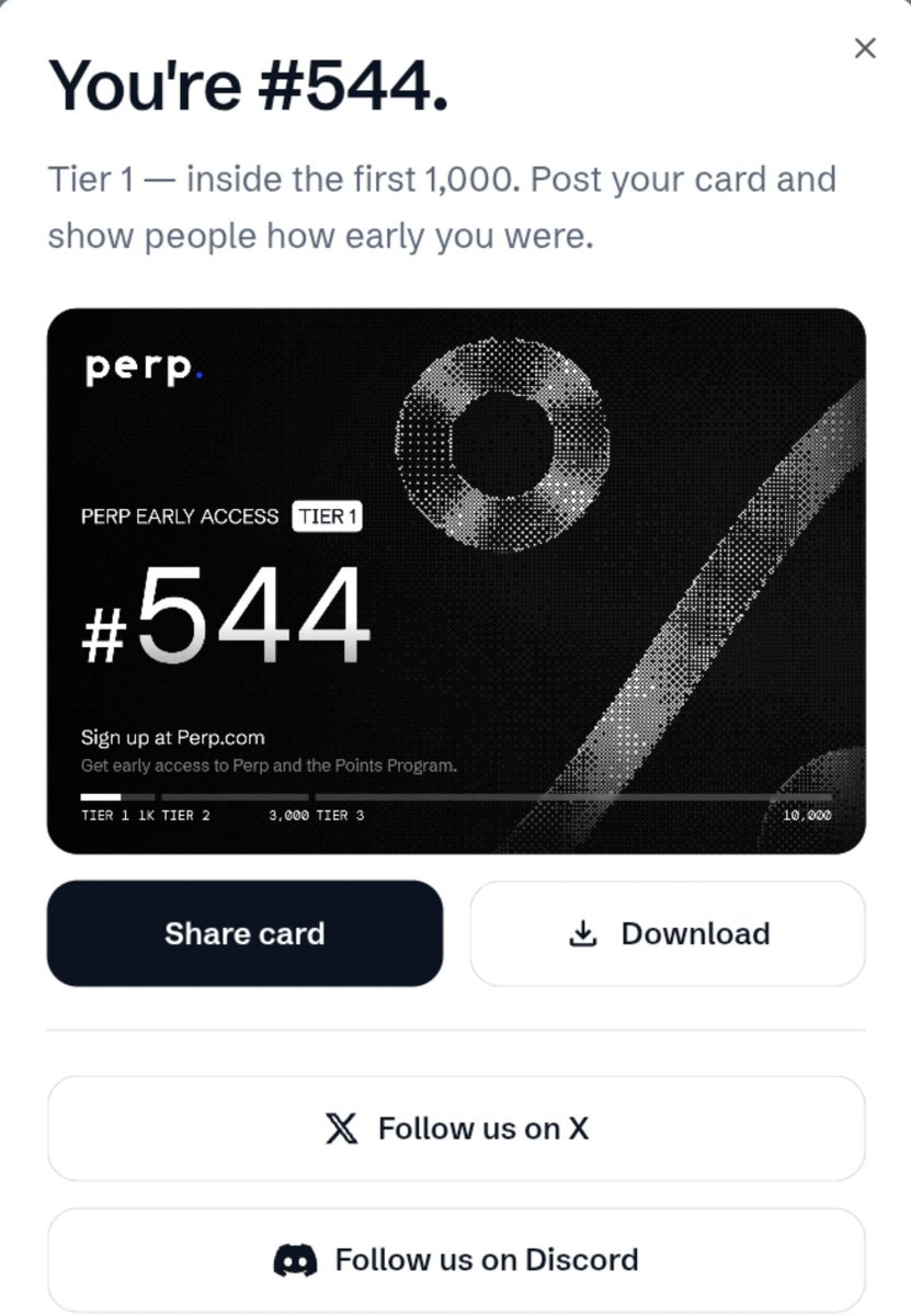 Anikamons's tweet photo. @LimonCryptoB @perpdotcom Wow.. I have 544 🤩 https://t.co/YC9btQ6tmG