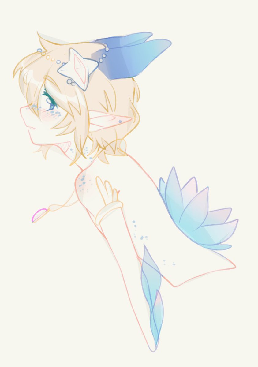 Capriicant's tweet photo. Smol doodle gifts! Merman belongs to @Ollieosa 💚 https://t.co/wYjZSJxyom